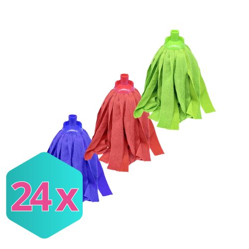 Mop mikroszálas, Supermop KARTON - 24db