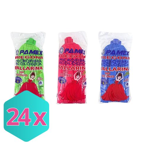 Mop mikroszálas, Pamex Ballarina KARTON - 24db