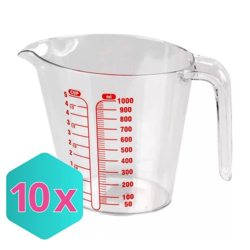 Mércés kiöntő 1 Liter KARTON - 10 db