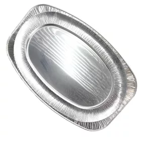 Alu tálca - 5 személyes, ovális
