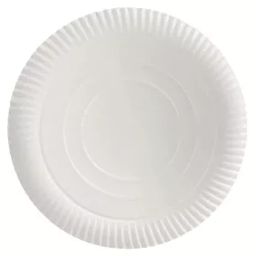 Papírtányér kerek fehér 33cm