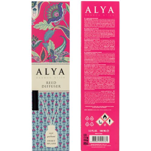 Alya Reed diffuser pálcikás illatosító Sweet Splash 100 ml