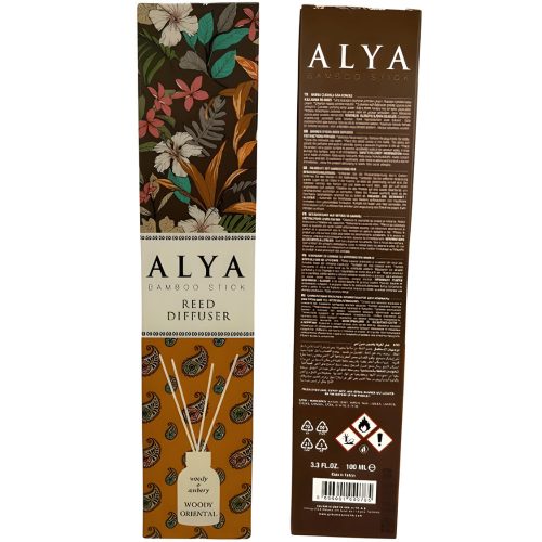 Alya Reed diffuser pálcikás illatosító Woody Oriental 100 ml