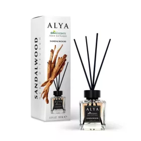   Alya Nature's Scent Reed diffuser pálcikás illatosító Sandalwood illat 100 ml