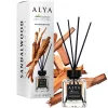 Alya Nature's Scent Reed diffuser pálcikás illatosító Sandalwood illat 100 ml