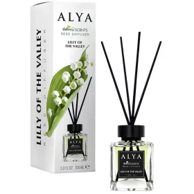   Alya Nature's Scent Reed diffuser pálcikás illatosító Lilly of the valley illat 100 ml