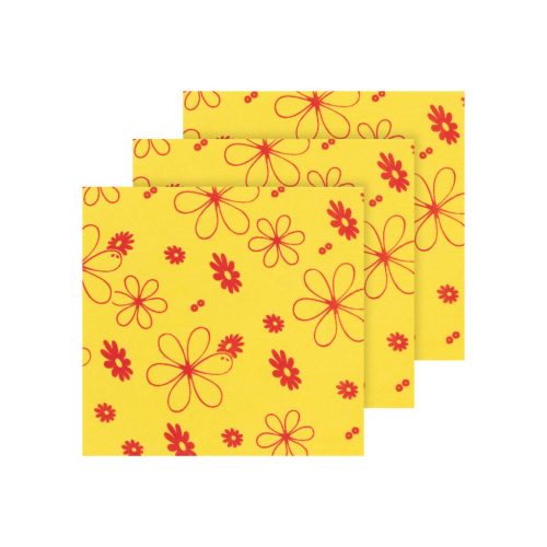 Civis törlőkendő, Virágos, 3db/csomag