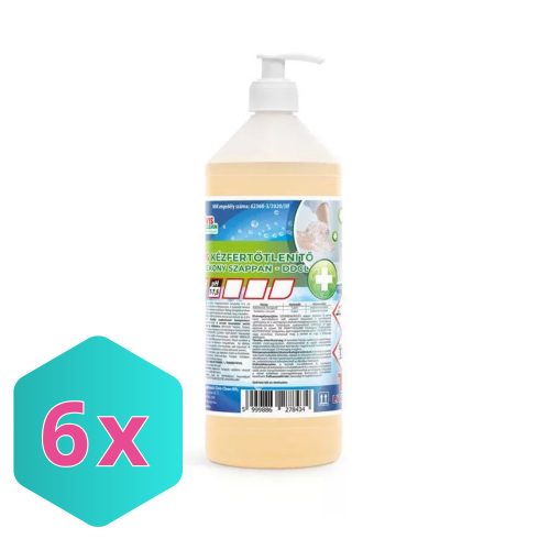 Civis Kézfertőtlenítő folyékony szappan DDCL 1l KARTON - 6 db