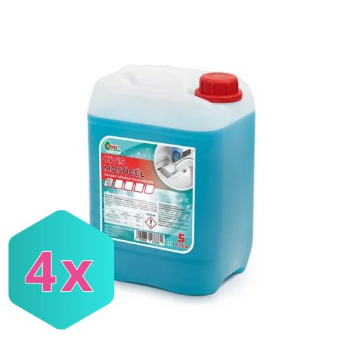 Civis Mosógél, 5 literes kannában KARTON - 4 db