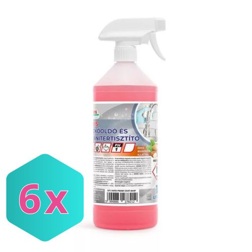 Civis Vízkőoldó és szanitertisztító, édesmandula illattal 1l KARTON - 6 db