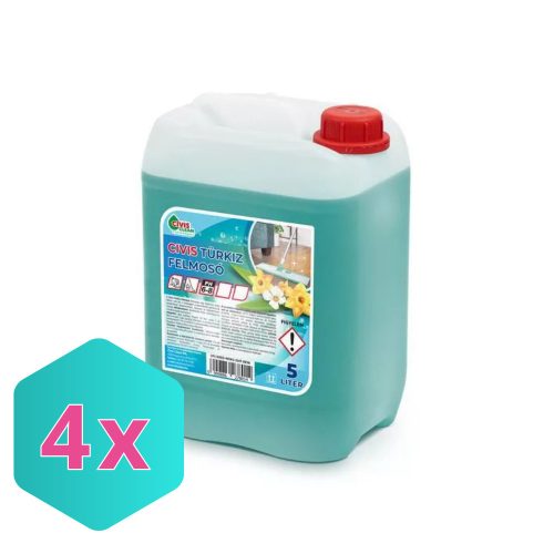 Civis Türkiz padlófelmosó 5 literes KARTON - 4 db