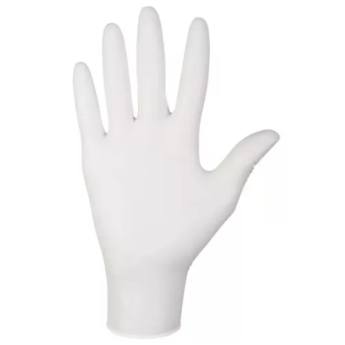 MERCATOR Nitrylex white nitril púdermentes fehér vizsgálókesztyű S