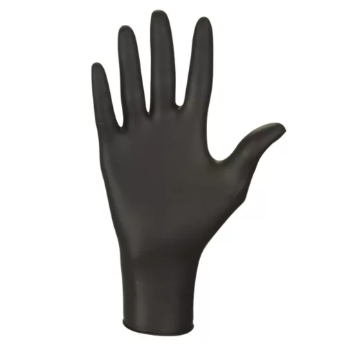 MERCATOR Nitrylex black nitril púdermentes fekete vizsgálókesztyű XL