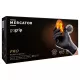 MERCATOR gogrip (black)nitril védőkesztyű fekete púdermentes,gyémánt textúrált S,50 db/doboz