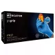 MERCATOR gogrip (blue)nitril védőkesztyű kék púdermentes,gyémánt textúrált S,50 db/doboz