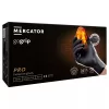 MERCATOR gogrip (black)nitril védőkesztyű fekete púdermentes,gyémánt textúrált XL,50 db/doboz