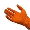 MERCATOR gogrip (orange)nitril védőkesztyű narancs púdermentes,gyémánt textúrált L,50 db/doboz