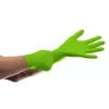 MERCATOR gogrip (green)nitril védőkesztyű zöld púdermentes,gyémánt textúrált M,50 db/doboz
