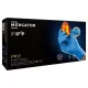 MERCATOR gogrip (blue)nitril védőkesztyű kék púdermentes,gyémánt textúrált M,50 db/doboz