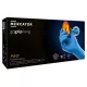 MERCATOR gogrip (blue)long,nitril védőkesztyű kék púdermentes,gyémánt textúrált,30 cm mandzsetta L,50 db/doboz
