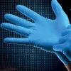 MERCATOR gogrip (blue)nitril védőkesztyű kék púdermentes,gyémánt textúrált L,50 db/doboz
