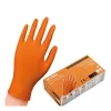 SETINO Nitril gumikesztyű - 8.5g XXL 50pcs Narancssárga, ERŐSÍTETT