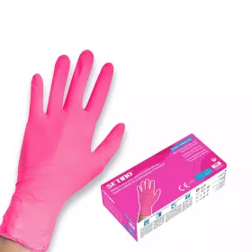 SETINO Nitril gumikesztyű - 3.5g XS 100pcs Pink