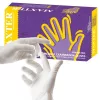 Maxter Gumikesztyű Latex Púdermentes "M" 5,7g 100 db/doboz (10 doboz/karton)