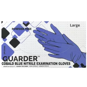   Guarder Gumikesztyű Nitril Kék Kobalt Púdermentes "L" 3,0g 100 db/doboz (10 doboz/karton)