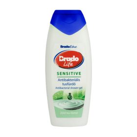   BradoLife Antibakteriális tusfürdő 400ml Sensitive, Zöld tea