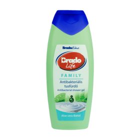 BradoLife Antibakteriális tusfürdő Family 400ml Aloe Vera