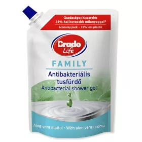 Bradolife antibakteriális tusfürdő 800ml ut. family