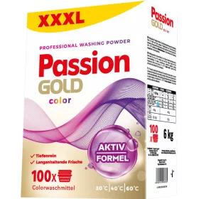 Passion Gold színes mosópor 6kg / 100 mosás