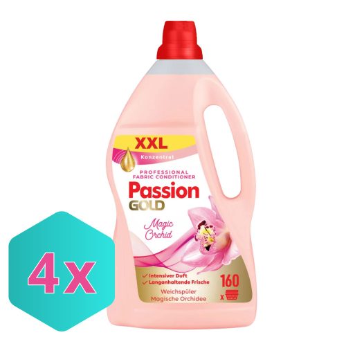 Passion Gold öblítő koncentrátum orchidea illat 4L / 160 öblítés KARTON - 4db