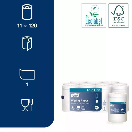 Tork kéztörlő M1 mini tekercses Advanced 415, 1r., 120m/tek, 11 tek/karton