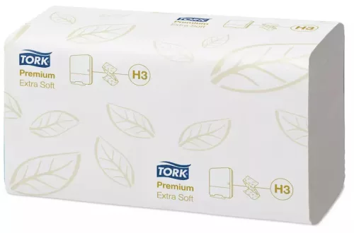 Tork kéztörlő H3 Premium soft Z. hajt., 2r., 200lap/csg, 15csg/karton