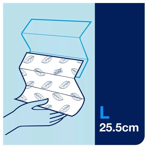 Tork kéztörlő H2 Premium Interfold, soft, 2r., 150lap/csg, 21csg/karton