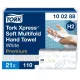 Tork kéztörlő tömörített H2 Soft Multifold "XPRESS" Premium, 2r., 170lap/csg, 12csg/karton