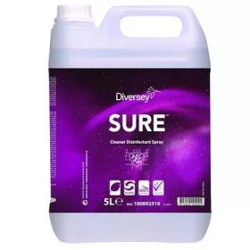   Sure Cleaner Disinfectant spray fertőtlenítő hatású tisztítószer, élelmiszerrel érintkező felületekhez, 100%-osan lebomló 5L