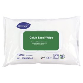   Oxivir Excel Wipe tisztító- és fertőtlenítőkendő, műanyag zacskós, visszazárható 100db/csg (12csg/karton)