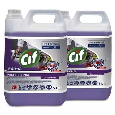 Cif Safeguard Conc. kombinált hatású kézi mosogatószer és általános tisztító-, fertőtlenítőszer 5L