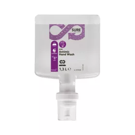   Sure Antibac Hand Wash Free fertőtlenítő hatású kézmosó szappan, 100%-osan lebomló 1,3L (4db/karton)