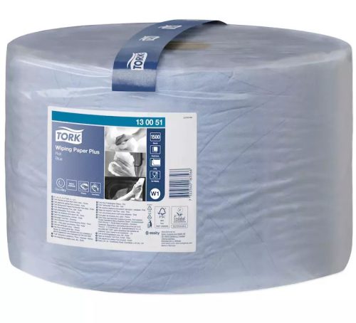 Tork ipari papír W1 Advanced 420, 2r., kék, 510m/tek