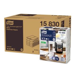   Tork szalvéta adagolós N14 "Xpressnap" Fit fehér levélmintás, 2r., Starterfold, 21,3X16,5cm,  720db/csg, 6csg/karton