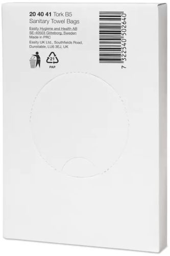 Tork intim tasak gyűjtő B5, 25 db/csg, 48csg/karton