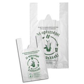   Szatyor Bio kukoricakeményítő alapú EN13432 (190X350, 0,014my, 3000db/karton)