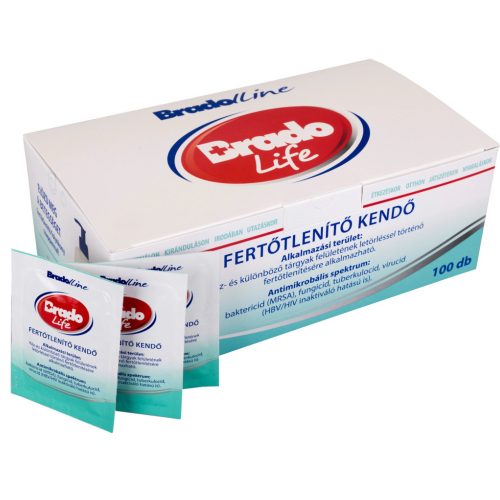 Bradolife fertőtlenítő kendő