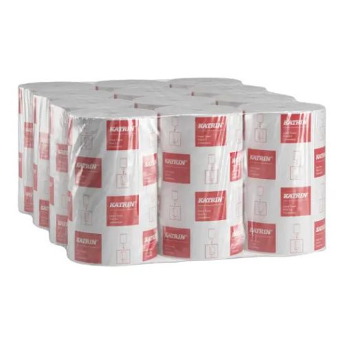 Katrin kéztörlő tekercses Classic S2, 2r., fehér, 75m/tek, 12tek/karton, 40karton/raklap