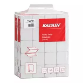   Katrin kéztörlő NL ZigZag fehér, 2r., 200lap/csg, 20csg/karton, 40karton/raklap