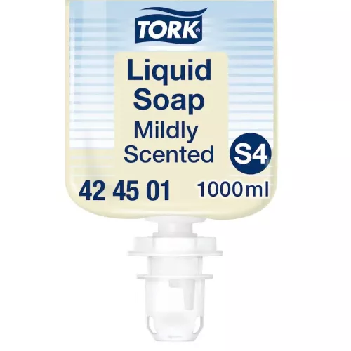 Tork enyhén illatosított folyékony szappan 1L, S4 rendszerhez (6db/karton)